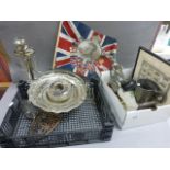 Mixed Lot comprising Knight Table Lighter, Framed Sheet Chipping Sodbury Stamps, Cased Meerschaum