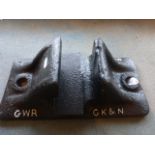 Cast Iron GWR Railway Slipper