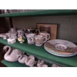 Group of Mixed Ceramics including Royal Doulton Seriesware Plate, Wedgwood, Royal Worcester,