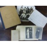 Collection of photo's & notebooks of Luitenant John Jackson HMS Whitaker who died in action 1/11/