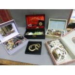 Group of Costume Jewellery in Boxes