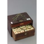 Vintage cased Mahjong set