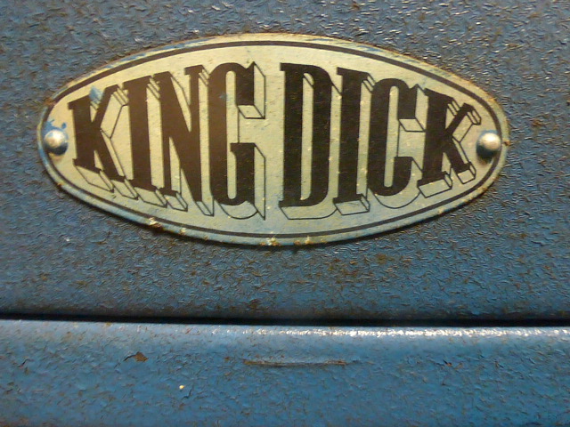 Vintage King Dick metal tool cabinet - Image 2 of 3