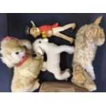 Merrythought Lamb, Sunny Jim 'Force Wheat Flakes' soft toy plus Merrythough pyjama case and another