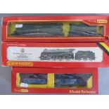 Model Railway - Three boxed Hornby OO gauge engines to include R154 SR King Arthur Class N15 4-6-0