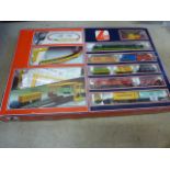 Model Railway - Boxed Lima OO gauge train set to include Diesel engine and 8 x rolling stock with