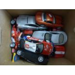 Collection of diecast vehicles to include Sun Star, Maisto, Hot Wheels etc & 2 Scalextric slot cars