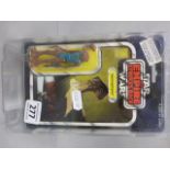 Original carded German issue Star Wars The Empire Strikes Back Hammerhead figure with Star Case.