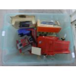 Collection of diecast vehicles mainly agricultural plus boxed Solido Police Peugeot J7