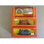 Model Railway - Three boxed Triang & Hornby OO gauge engines to include R057 Caledonian 0-4-0 Loco