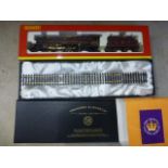Boxed Ltd Edn Hornby OO gauge R2215 Princess Elizabeth LMS 4-6-2 Locomotive with 18ct gold plated