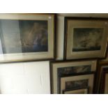 A large quantity of framed and glazed nautical prints