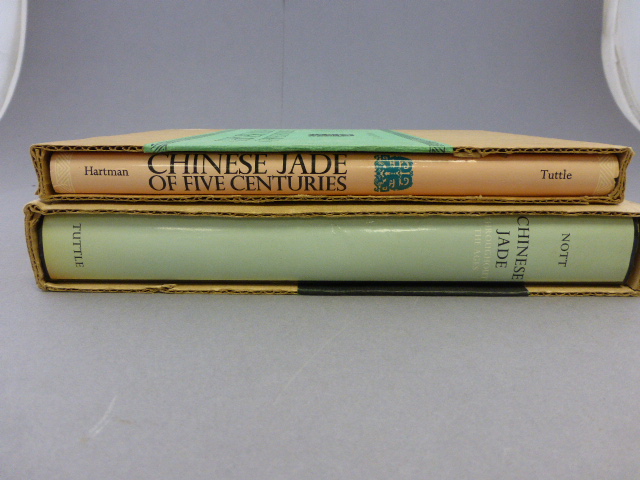 Two Folio jade books, 'Chinese Jade of Five Centuries' by Joan M. Hartman and 'Chinese Jade - Image 6 of 8