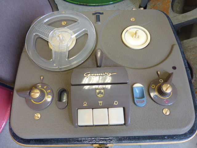 A cased Bush SRR31D record player together with a cased reel to reel recorder - Image 3 of 3