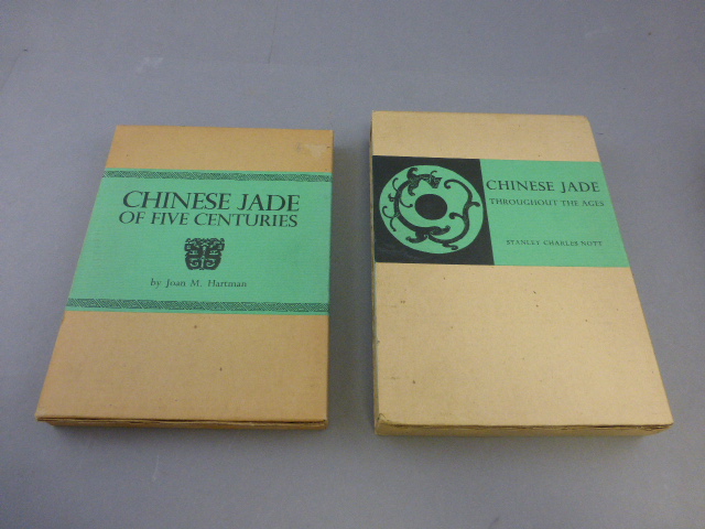 Two Folio jade books, 'Chinese Jade of Five Centuries' by Joan M. Hartman and 'Chinese Jade - Image 2 of 8