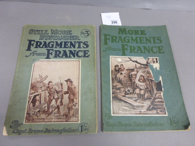 Two Capt Bruce Bairnsfather Old Bill ' Fragments from France ' Magazines