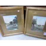 Two framed and glazed prints by Henry John Yeend King, 1892