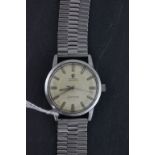 A gentleman's stainless steel Omega Seamaster wristwatch