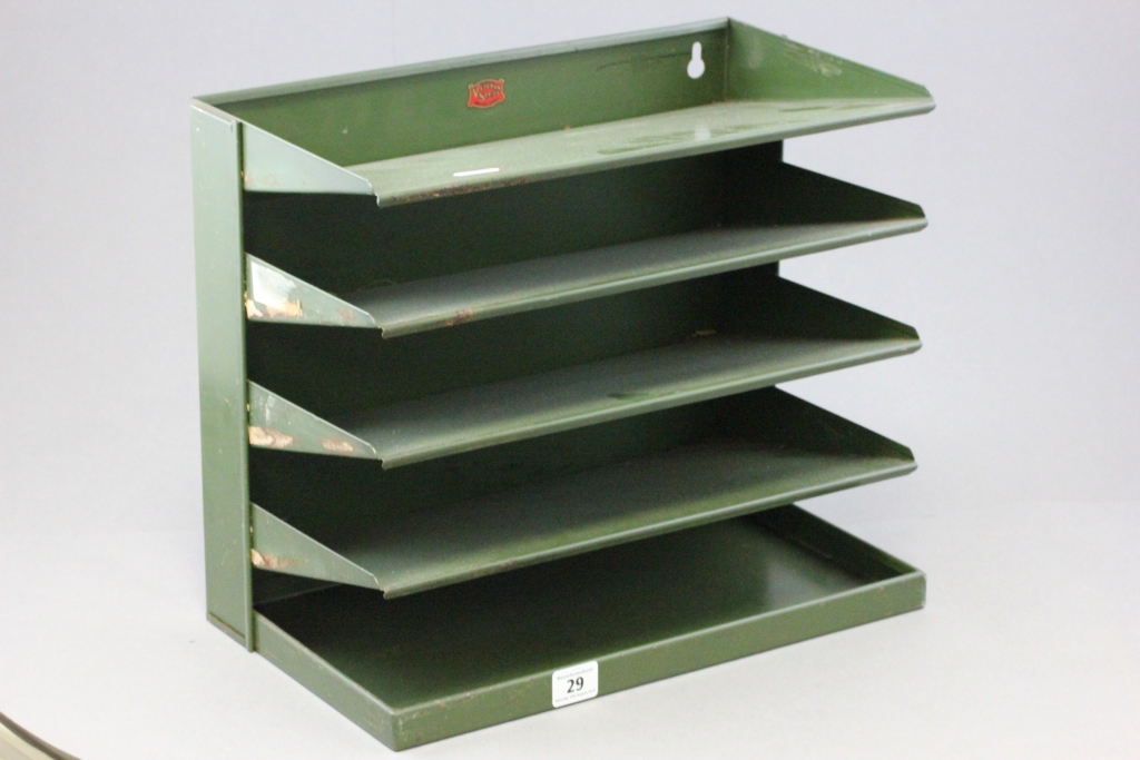 Vintage Veteran Series Industrial Five Tier Metal Filing Tray