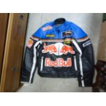 A small Red Bull leather motorbike jacket