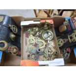 Large quantity of horse brasses and metalware