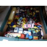 A very large amount of matchbox and dinky and other named cars