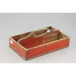 Victorian Pine Cutlery Box