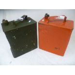 Two vintage Petrol cans