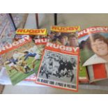 Quantity of vintage Rugby World magazines