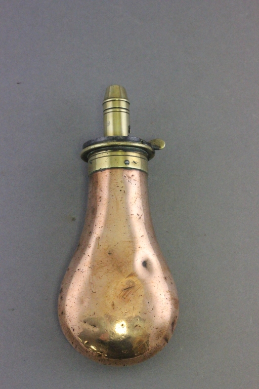 Victorian Copper Powder Flask