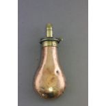 Victorian Copper Powder Flask