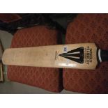 Cricket autographs - bat signed by Glamorgan & Northamptonshire circa 1980's