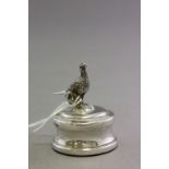 Silver Hallmarked ' Pheasant ' Desk Weight