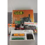 Boxed Lehmann G scale Gross-Bahn 20401 model railway set, complete in gd order with paperwork plus 4