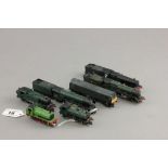 Seven N gauge locomotives to include Winchester Castle, Prince Palatine, Robert No. 7, Mere Hall,