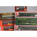 Seven boxed OO gauge items of rolling stock to include Hornby x 2 (R474 & R385), Lima x 2 (305334W &