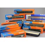 17 Boxed HO & OO scale coaches to include Roco x 15, Lima x 2 and Liliput x 2 by Bachmann plus 3