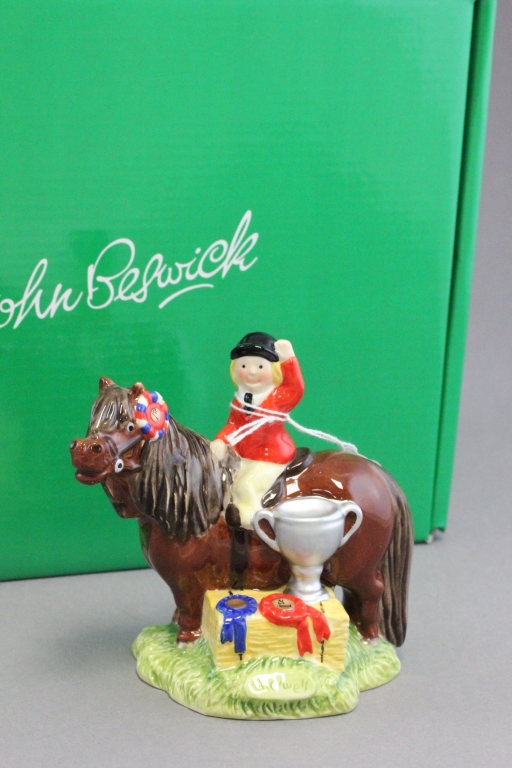 Boxed Thelwell Beswick Figure ' The Champions ' Limited Edition of 1250