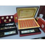 Collection of Chinese medallions to include Panda's etc