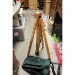 Cased Downey-Rowney Folding Wooden Easel