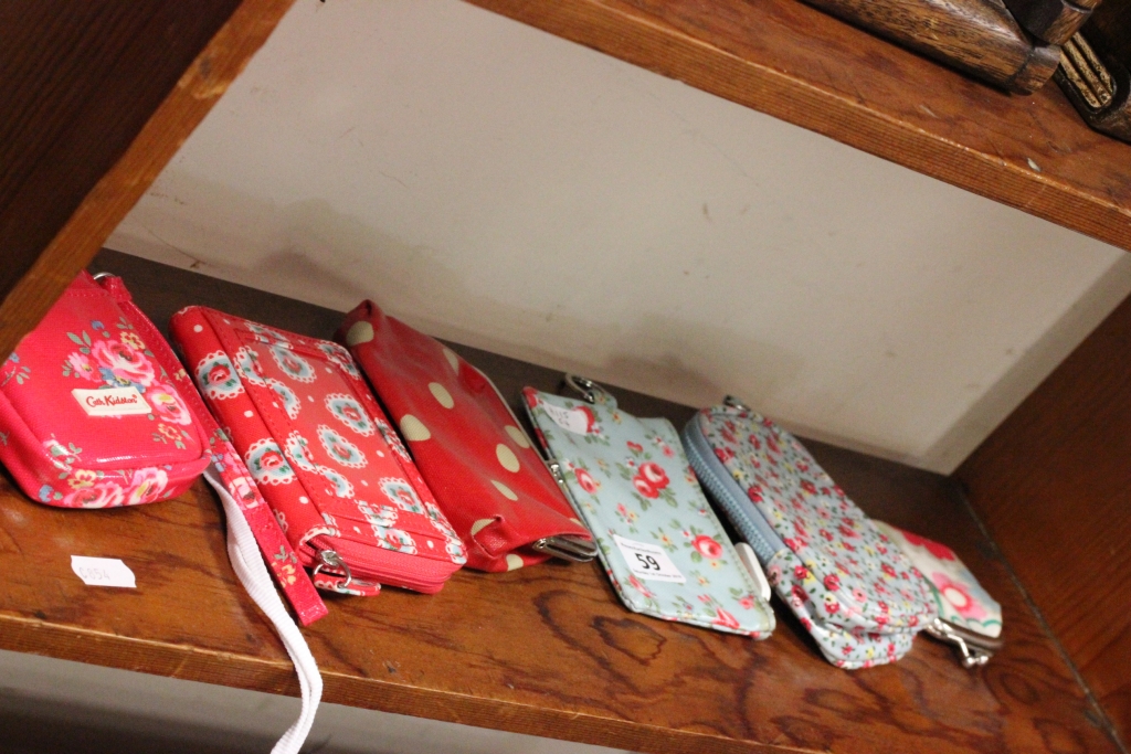 Collection of Cath Kidston Items including 4 Purses and 2 Phone Cases