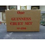 Boxed Plastic Guinness Retro Style Cruet Set