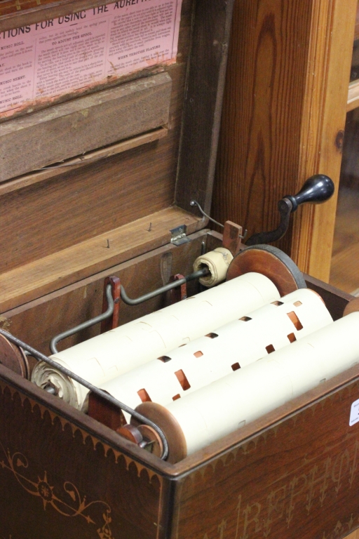 A late Victorian walnut cased aurephone - Image 2 of 2