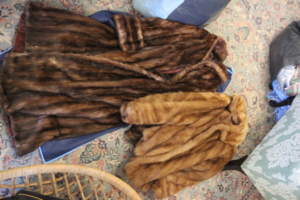 Two Vintage Fur Coats