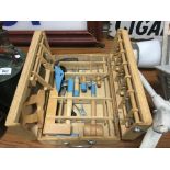 Wooden Cased Carpenters Tool Set