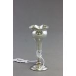Early 20th century Silver Tulip Shaped Bud Vase