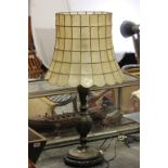 Bronze and Copper Table Lamp