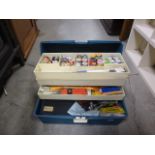 Case containing Various Sewing Equipment