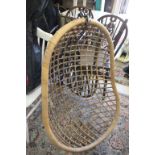 Retro Hanging Open Wicker Chair