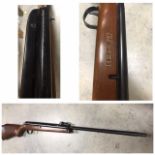 Webley & Scott Osprey .22 Air Rifle with case